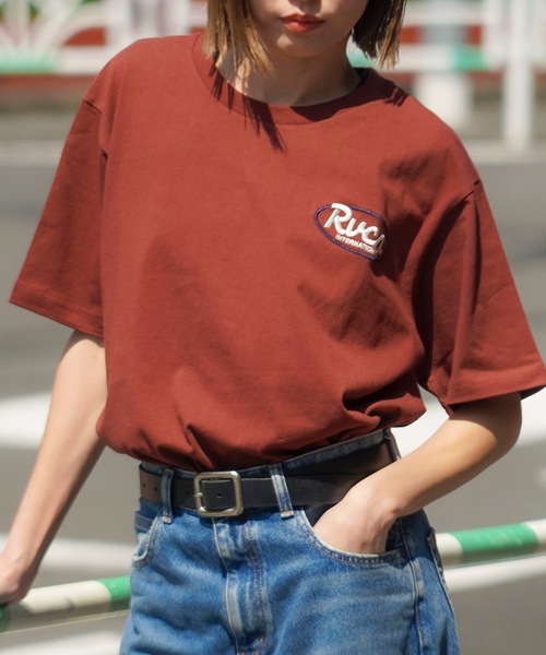 Мужская футболка с коротким рукавом, принтом на спине, бренд RVCA, цвет бургундия
Мужская футболка с коротким рукавом, принтом на спине, бренд RVCA, цвет бургундия