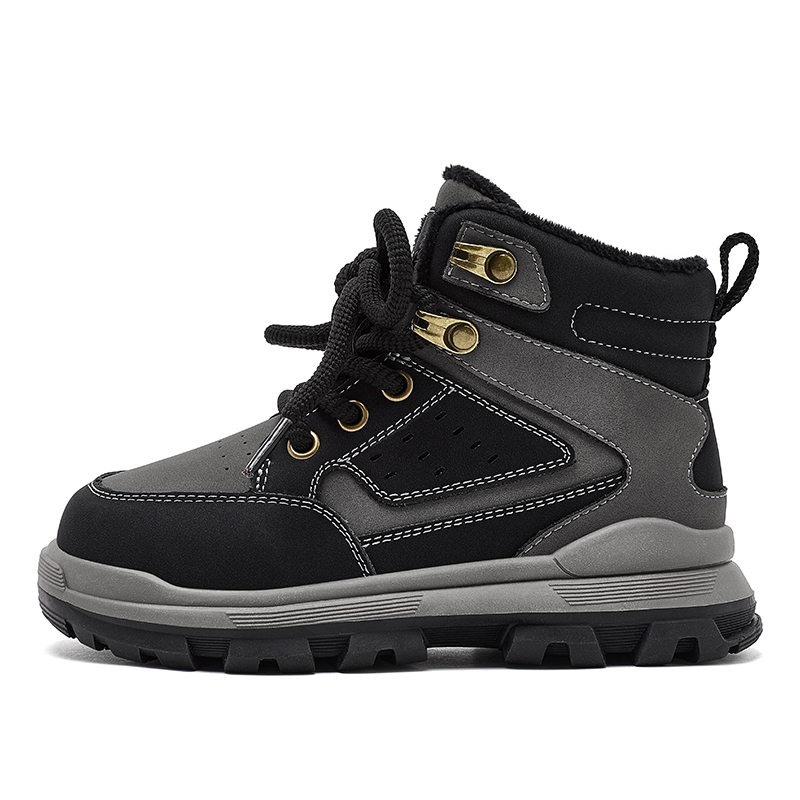 Противоскользящая амортизирующая теплая детская обувь для повседневной носки HOBIBEAR, черный/серый
Противоскользящая амортизирующая теплая детская обувь для повседневной носки HOBIBEAR, черный/серый