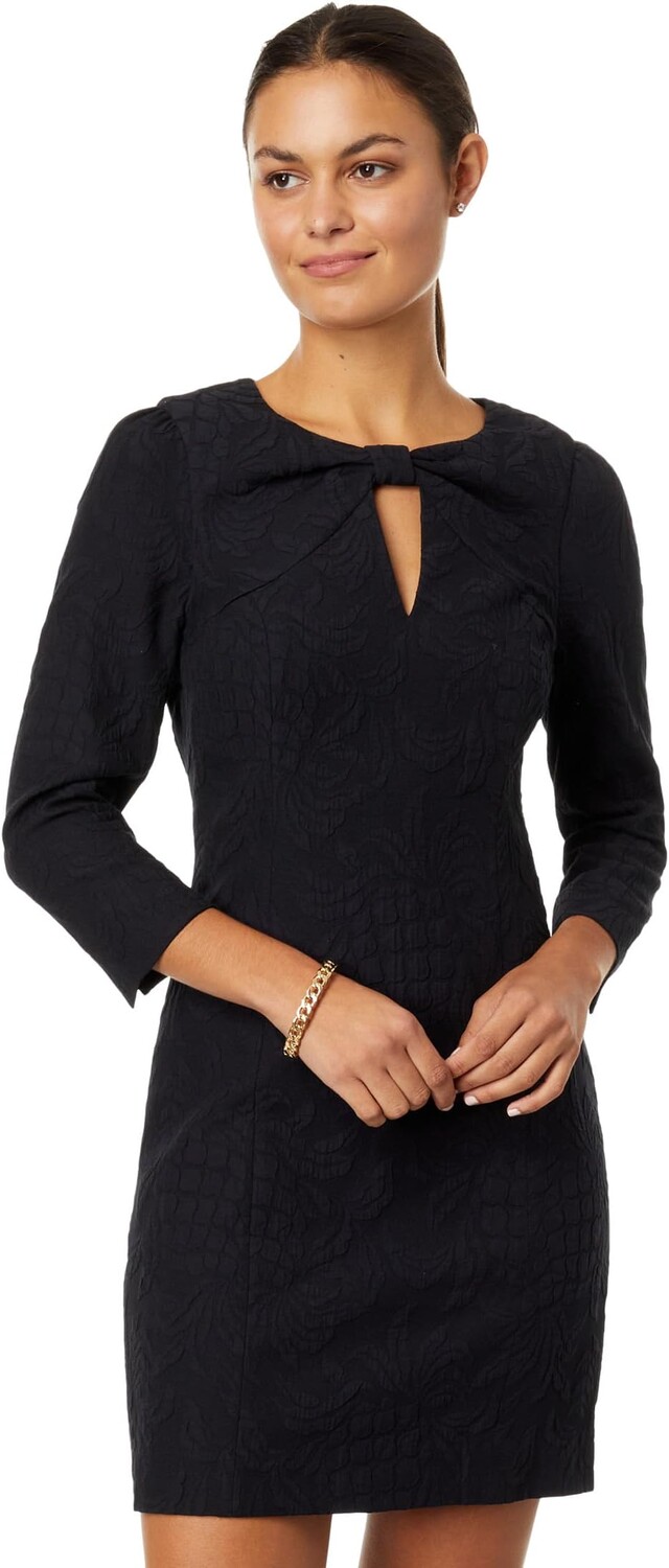 Платье Lilly Pulitzer Kolton 3/4 Sleeve Stretch, цвет Onyx Pineapple Pucker Jacquard
Платье Lilly Pulitzer Kolton 3/4 Sleeve Stretch, цвет Onyx Pineapple Pucker Jacquard