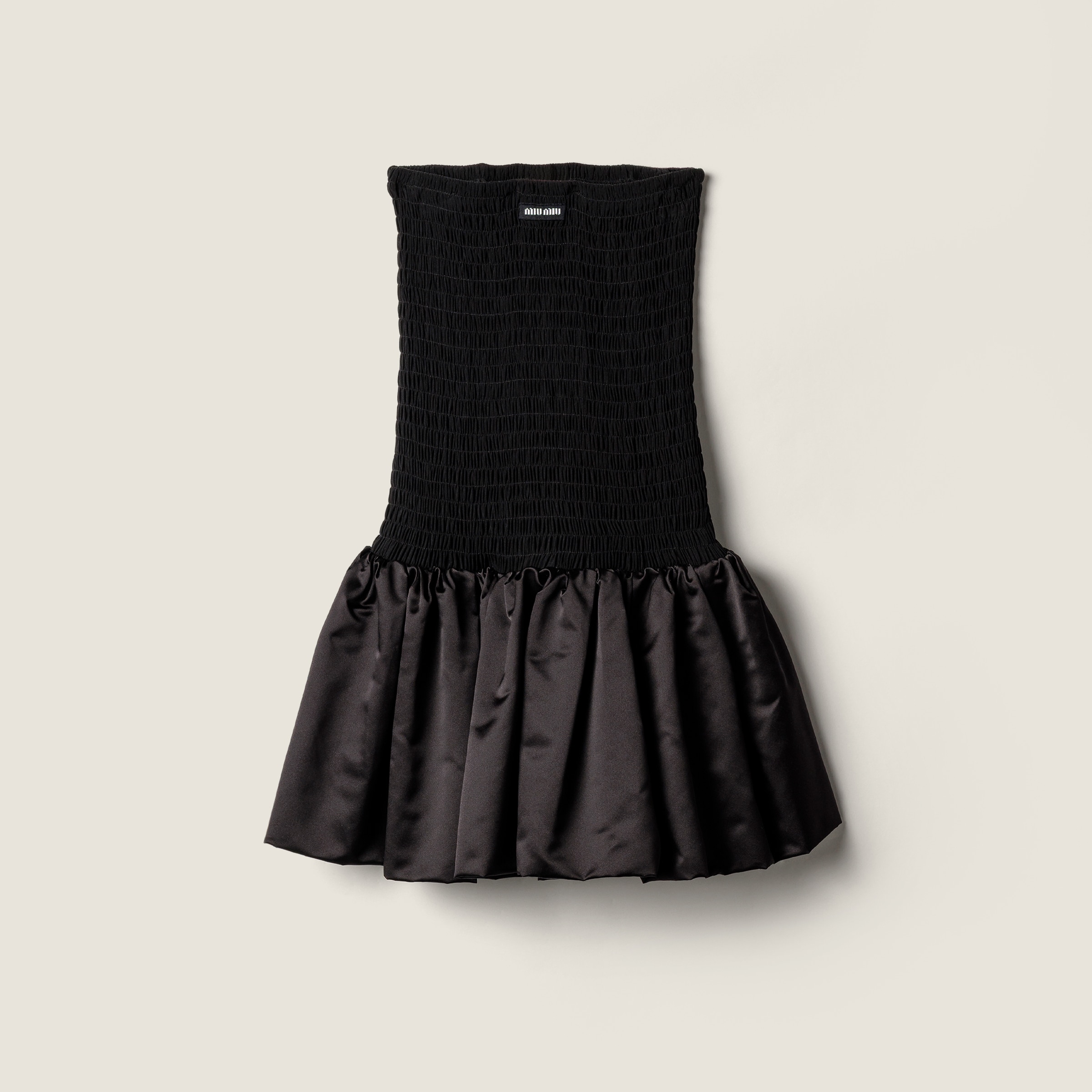 Мини-платье из шифона MIU MIU, черное
Мини-платье из шифона MIU MIU, черное