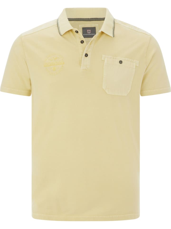 Поло Jan Vanderstorm Poloshirt GUNHELM, цвет hellgelb 
Поло Jan Vanderstorm Poloshirt GUNHELM, цвет hellgelb