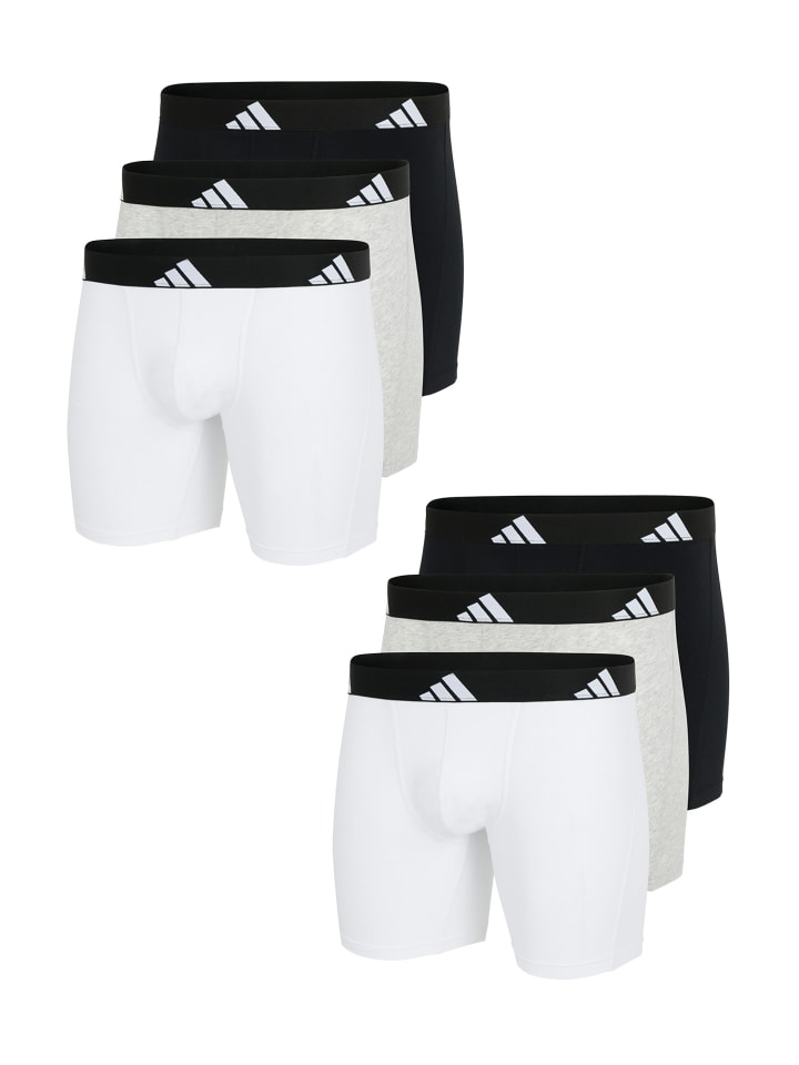Трусы боксеры adidas, цвет schwarz, weiß, grau
Трусы боксеры adidas, цвет schwarz, weiß, grau