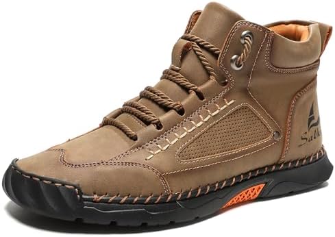 Мужские ортопедические удобные ботинки ручной работы, повседневные средние кеды для ходьбы и вождения, водонепроницаемые, с поддержкой свода, просторным носком, кожаные туфли Nxnbhsl, хаки
Мужские ортопедические удобные ботинки ручной работы, повседневные средние кеды для ходьбы и вождения, водонепроницаемые, с поддержкой свода, просторным носком, кожаные туфли Nxnbhsl, хаки