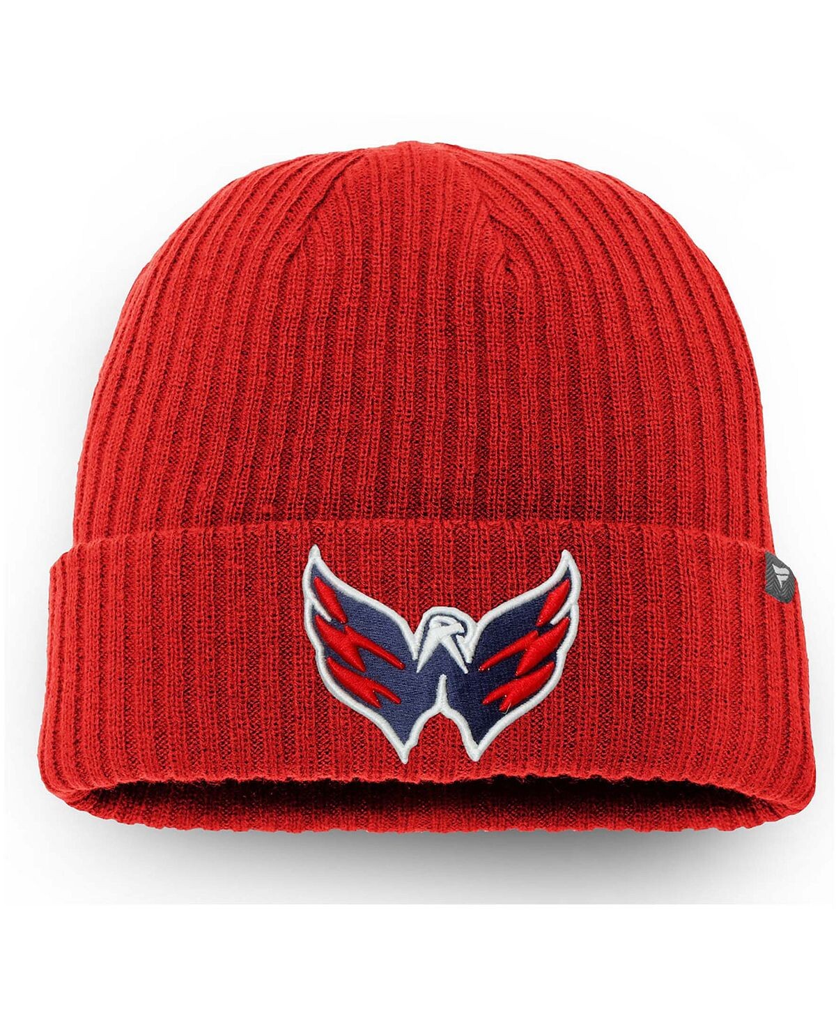 Мужская красная вязаная шапка с манжетами и манжетами с логотипом Washington Capitals Core Primary Fanatics
Мужская красная вязаная шапка с манжетами и манжетами с логотипом Washington Capitals Core Primary Fanatics