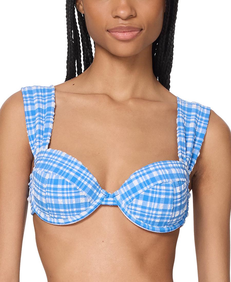 Женский бикини-топ на косточках Kate Spade, Blue
Женский бикини-топ на косточках Kate Spade, Blue