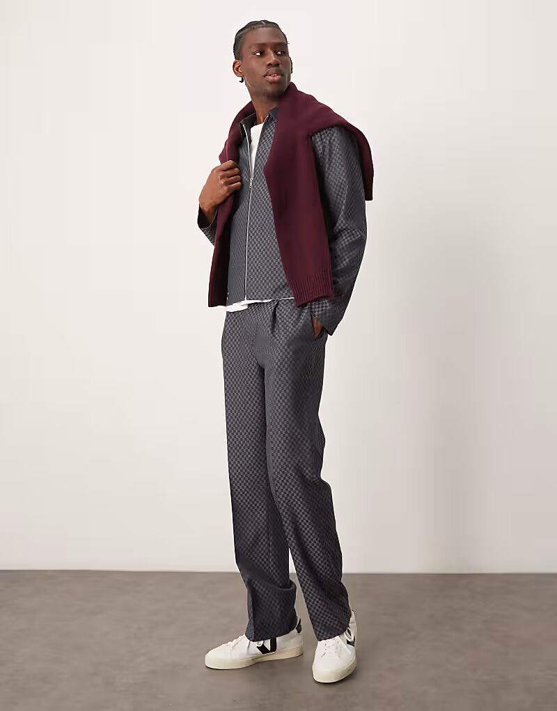 Элегантная куртка Харрингтон ASOS DESIGN серого цвета в клетку, Серый, Элегантная куртка Харрингтон ASOS DESIGN серого цвета в клетку
Элегантная куртка Харрингтон ASOS DESIGN серого цвета в клетку, Серый, Элегантная куртка Харрингтон ASOS DESIGN серого цвета в клетку