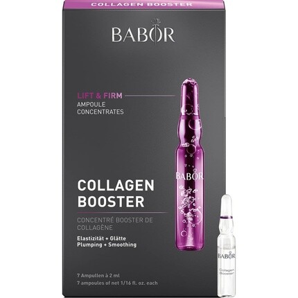 BABOR Collagen Booster Антивозрастная сыворотка-ампула для лица с трипептидами Веганская формула 7 концентрированных ампул по 2 мл 
BABOR Collagen Booster Антивозрастная сыворотка-ампула для лица с трипептидами Веганская формула 7 концентрированных ампул по 2 мл