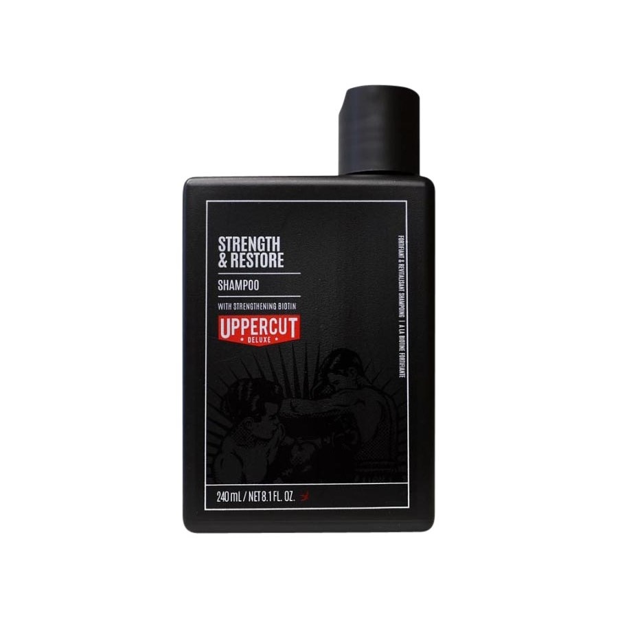 Шампунь Uppercut Deluxe Strength & Restore Shampoo, 240 ml
Шампунь Uppercut Deluxe Strength & Restore Shampoo, 240 ml