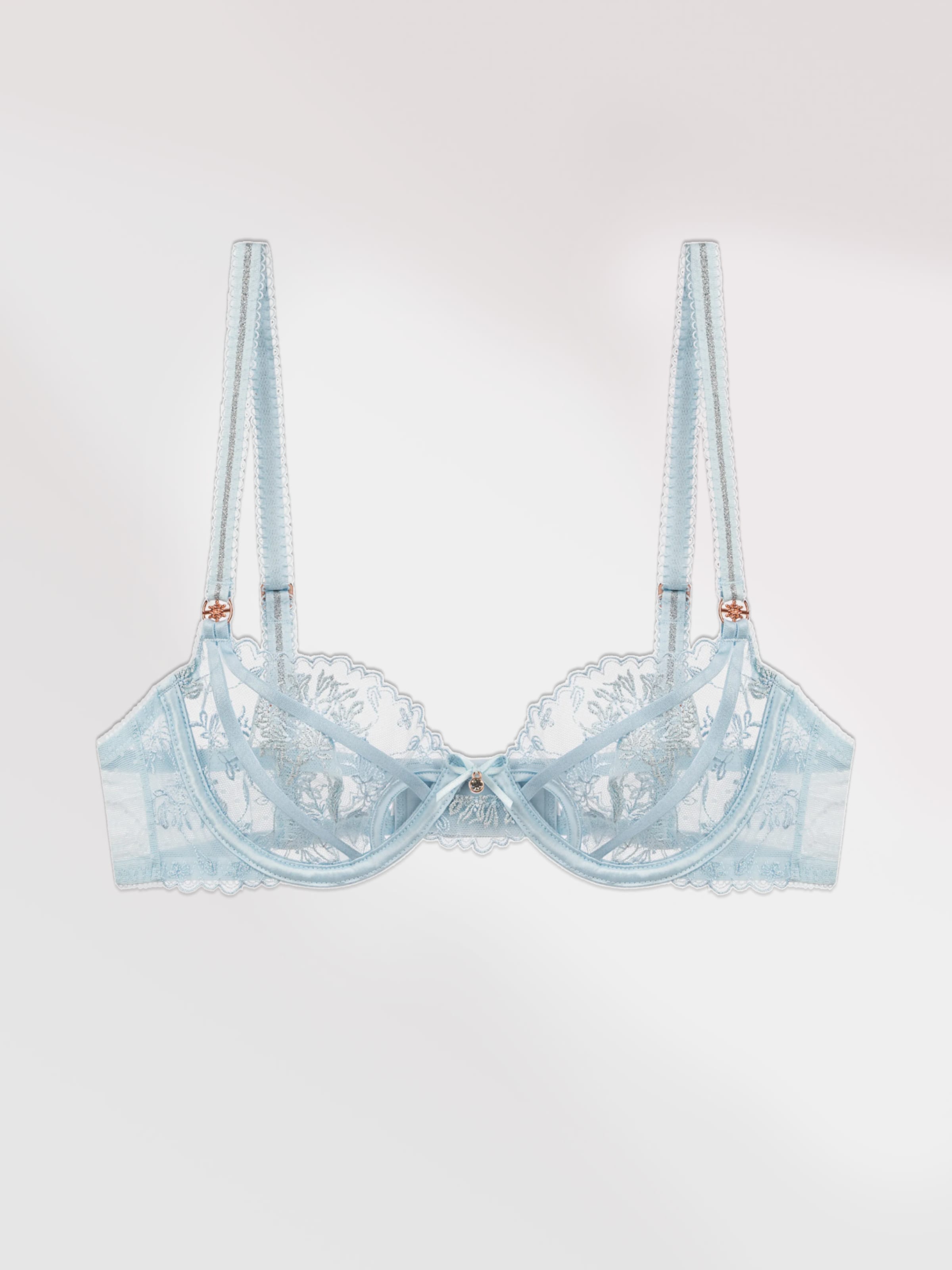 Gianna Bellucci Бюстгальтер балконет 'Raffaella' в светло-голубом цвете
Gianna Bellucci Бюстгальтер балконет 'Raffaella' в светло-голубом цвете