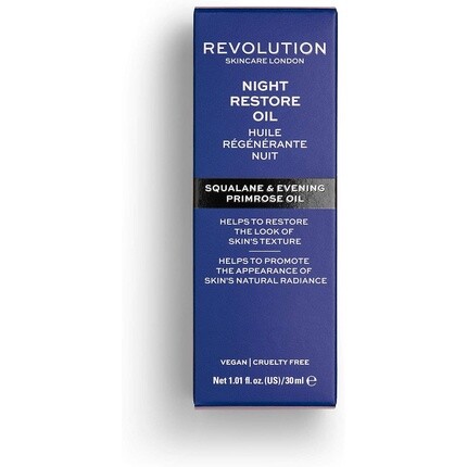 Ночное восстанавливающее масло для ухода за кожей 30 мл, Makeup Revolution
Ночное восстанавливающее масло для ухода за кожей 30 мл, Makeup Revolution