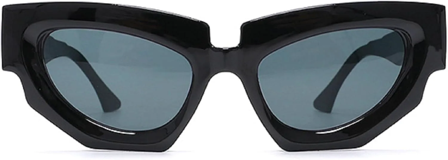 Винтажные солнцезащитные очки «кошачий глаз» для женщин и мужчин, 2024 год, роскошная многоугольная оправа, модные очки с защитой от УФ-излучения UV400 mincl, Black
Винтажные солнцезащитные очки «кошачий глаз» для женщин и мужчин, 2024 год, роскошная многоугольная оправа, модные очки с защитой от УФ-излучения UV400 mincl, Black