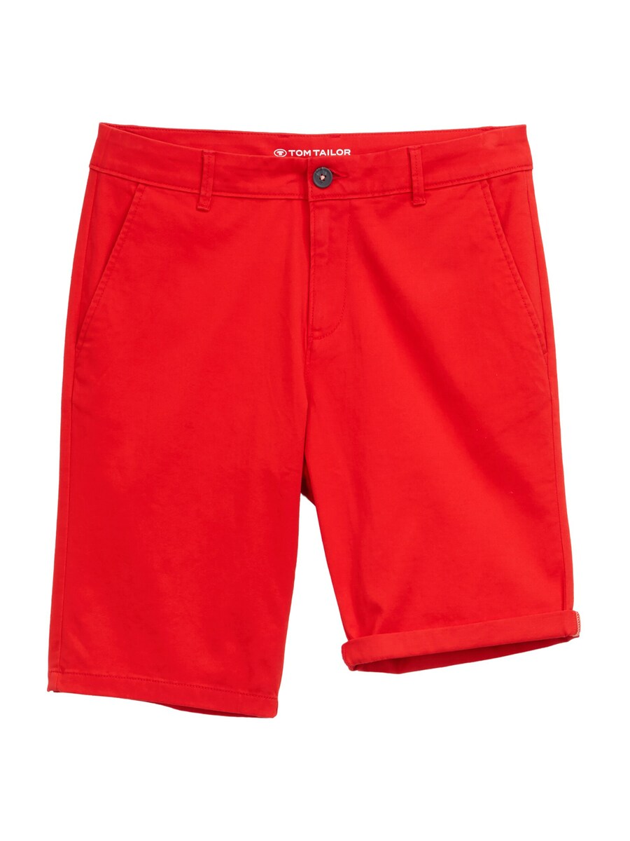 Узкие брюки-чинос TOM TAILOR, красный 
Узкие брюки-чинос TOM TAILOR, красный