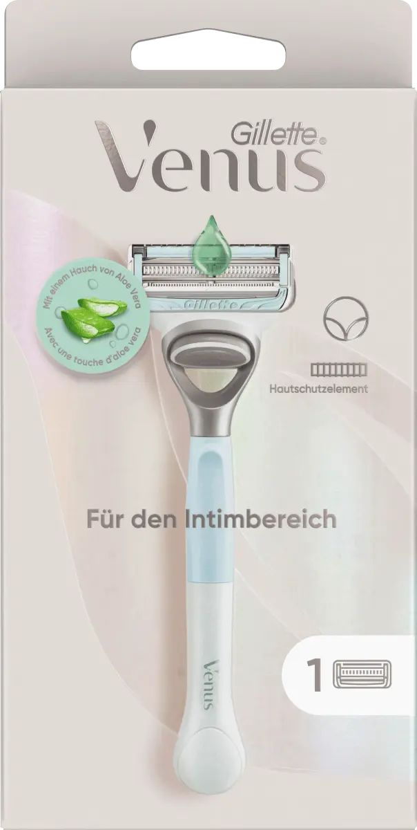 Бритва для интимной зоны алоэ вера 1 шт. Gillette
Бритва для интимной зоны алоэ вера 1 шт. Gillette