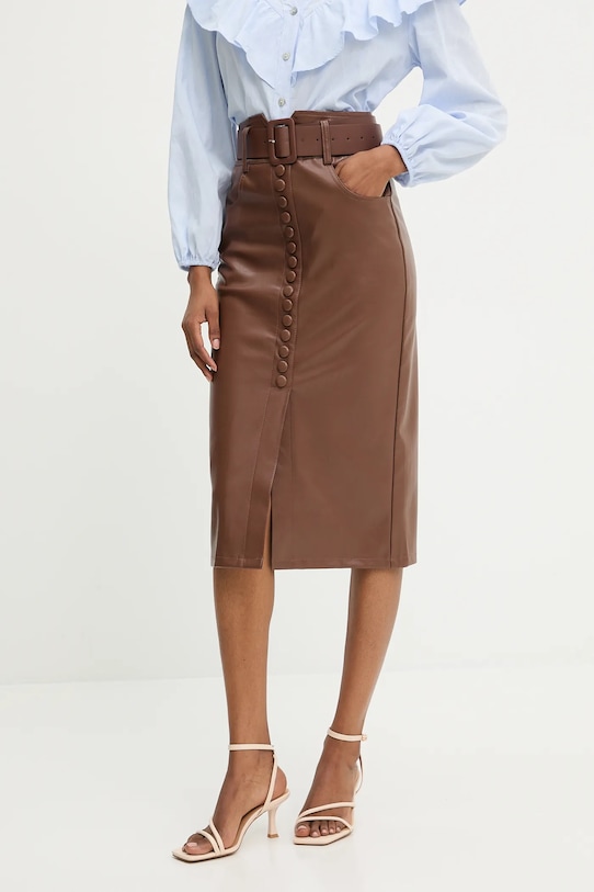 Юбка Answear.Lab, коричневый 
Юбка Answear.Lab, коричневый