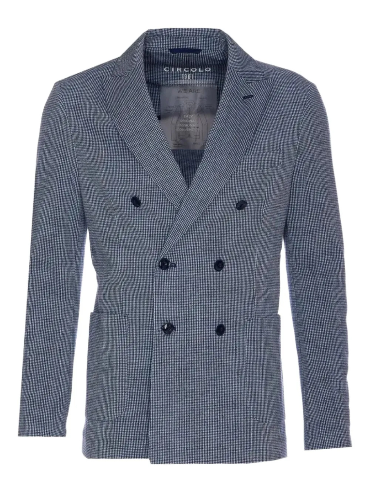 Двубортный блейзер Circolo 1901, синий
Двубортный блейзер Circolo 1901, синий