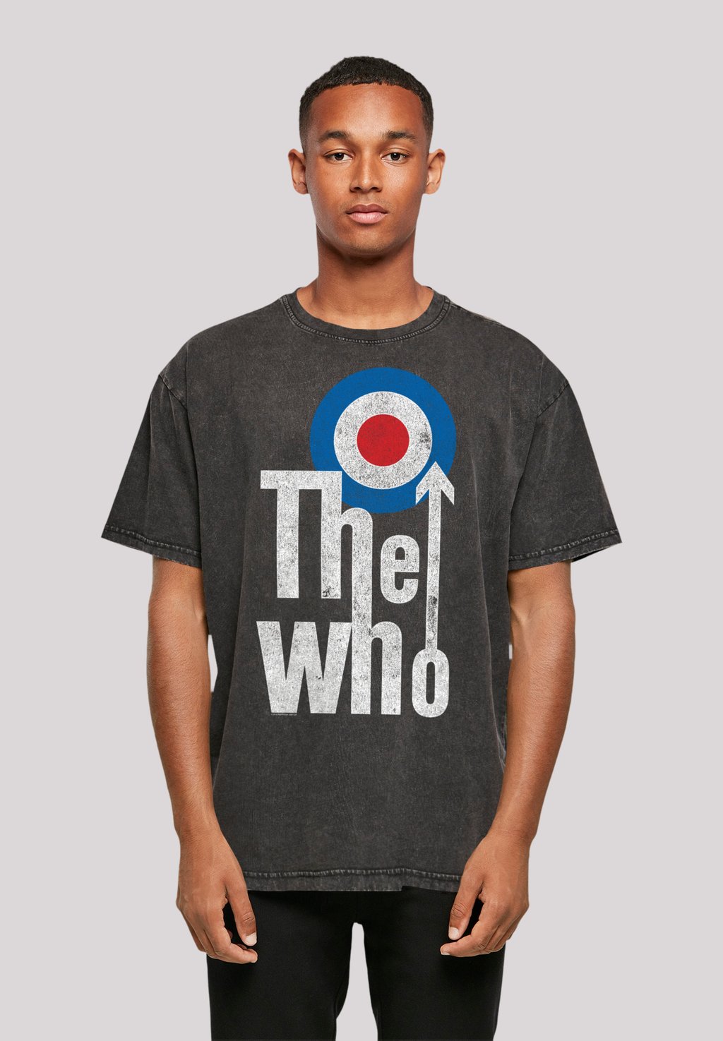 Футболка с принтом THE WHO ROCK BAND F4NT4STIC, черный 
Футболка с принтом THE WHO ROCK BAND F4NT4STIC, черный