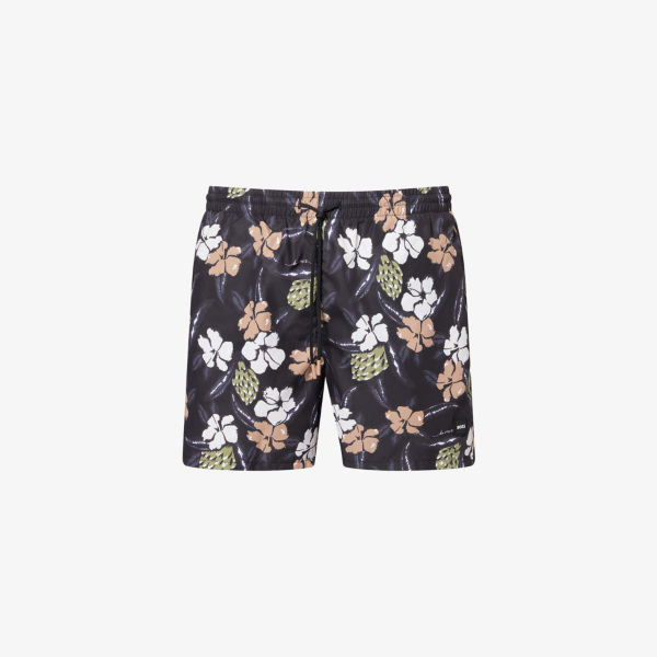 Плавки Boss Piranha с цветочным принтом, черный
Плавки Boss Piranha с цветочным принтом, черный