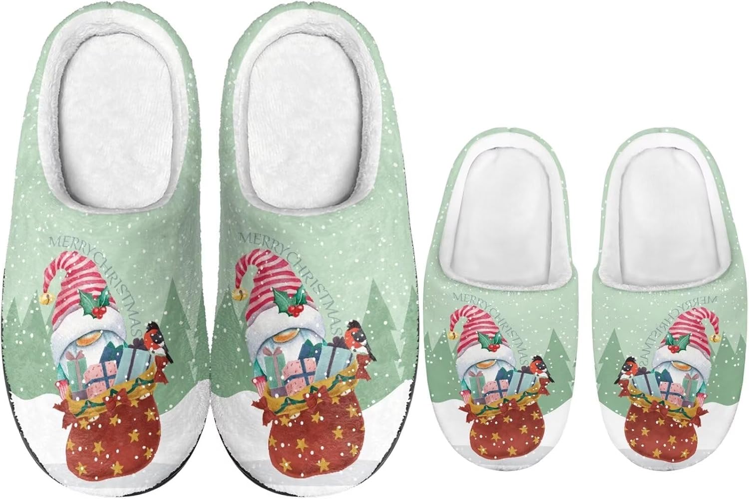Рождественские тапочки Dngkaoje для семьи Нескользящие домашние тапочки для мужчин и женщин, зеленый
Рождественские тапочки Dngkaoje для семьи Нескользящие домашние тапочки для мужчин и женщин, зеленый