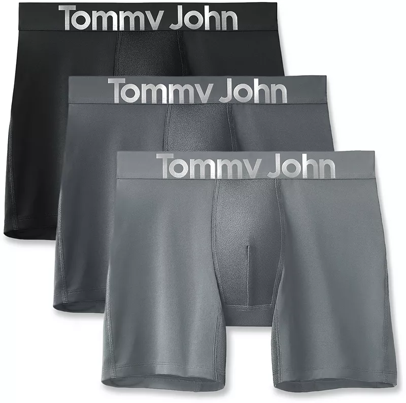 Мужские трусы-боксеры Tommy John 360 Sport Micro — набор из 3 штук, цвет Black/Turbulence/Monument
Мужские трусы-боксеры Tommy John 360 Sport Micro — набор из 3 штук, цвет Black/Turbulence/Monument