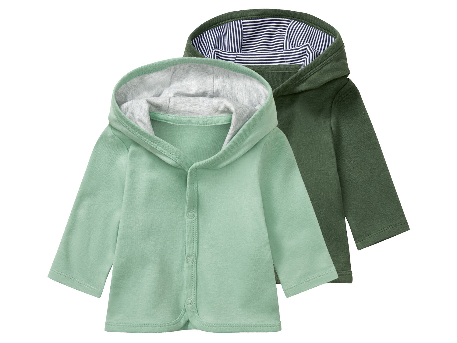 Детские куртки lupilu, натуральный хлопок, комплект из 2 шт., зеленый/темно-серый
Детские куртки lupilu, натуральный хлопок, комплект из 2 шт., зеленый/темно-серый