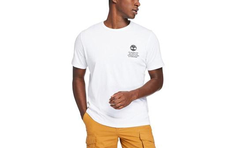 Футболка мужская белая Timberland, белый 
Футболка мужская белая Timberland, белый