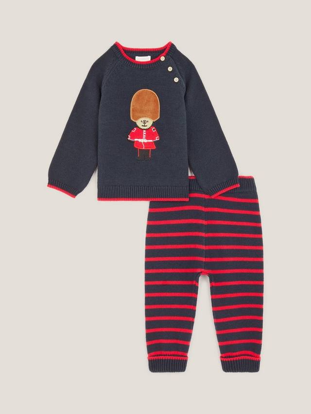 Комплект из джемпера и джоггеров Baby Cotton Guardsman Bear Monsoon, Navy
Комплект из джемпера и джоггеров Baby Cotton Guardsman Bear Monsoon, Navy