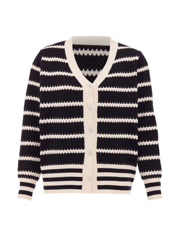 Женский кардиган из черной шерсти белого цвета usha BLUE LABEL
Женский кардиган из черной шерсти белого цвета usha BLUE LABEL