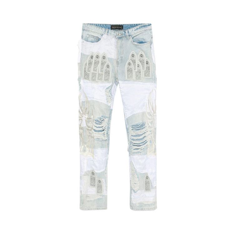 Брюки Who Decides War Winged Organza Denim Pants, Sky
Брюки Who Decides War Winged Organza Denim Pants, Sky