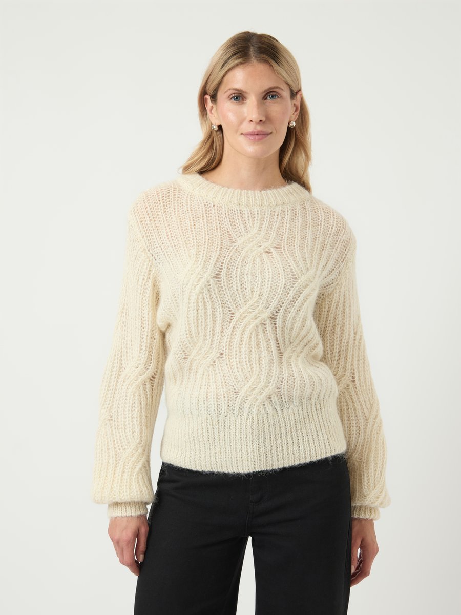 Джемпер YAS YASZUMA WOOL BLEND KNIT PULLOVER, Birch/Off-White
Джемпер YAS YASZUMA WOOL BLEND KNIT PULLOVER, Birch/Off-White