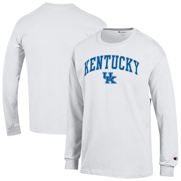 Мужская белая футболка с длинным рукавом и логотипом kentucky wildcats Champion
Мужская белая футболка с длинным рукавом и логотипом kentucky wildcats Champion
