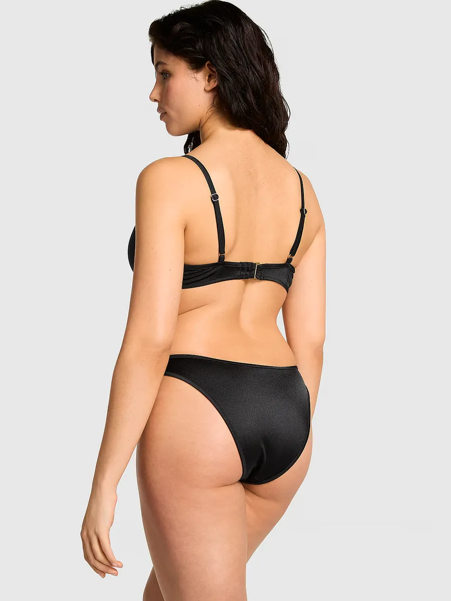 Плавки от бикини Golden Hour Pink By Frankies Bikinis, черный
Плавки от бикини Golden Hour Pink By Frankies Bikinis, черный