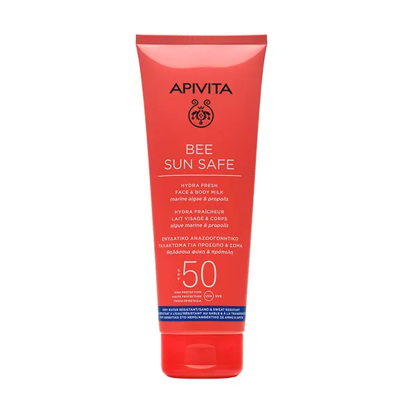 Солнечное молочко для лица и тела Spf50 Bee Sun Safe Apivita, 200 ml
Солнечное молочко для лица и тела Spf50 Bee Sun Safe Apivita, 200 ml