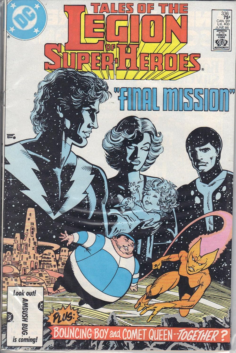Tales of the Legion of Super Heroes Dc 336 June 1986 Final Mission (DC Comics)
Tales of the Legion of Super Heroes Dc 336 June 1986 Final Mission (DC Comics)