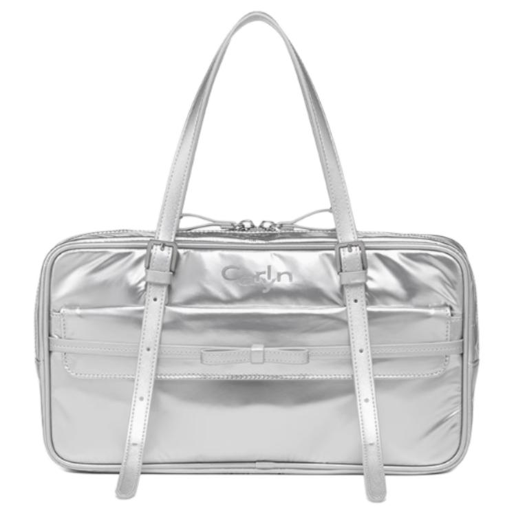 CARLYN Нейлоновая сумка через плечо среднего размера женская серебристая, Silver
CARLYN Нейлоновая сумка через плечо среднего размера женская серебристая, Silver