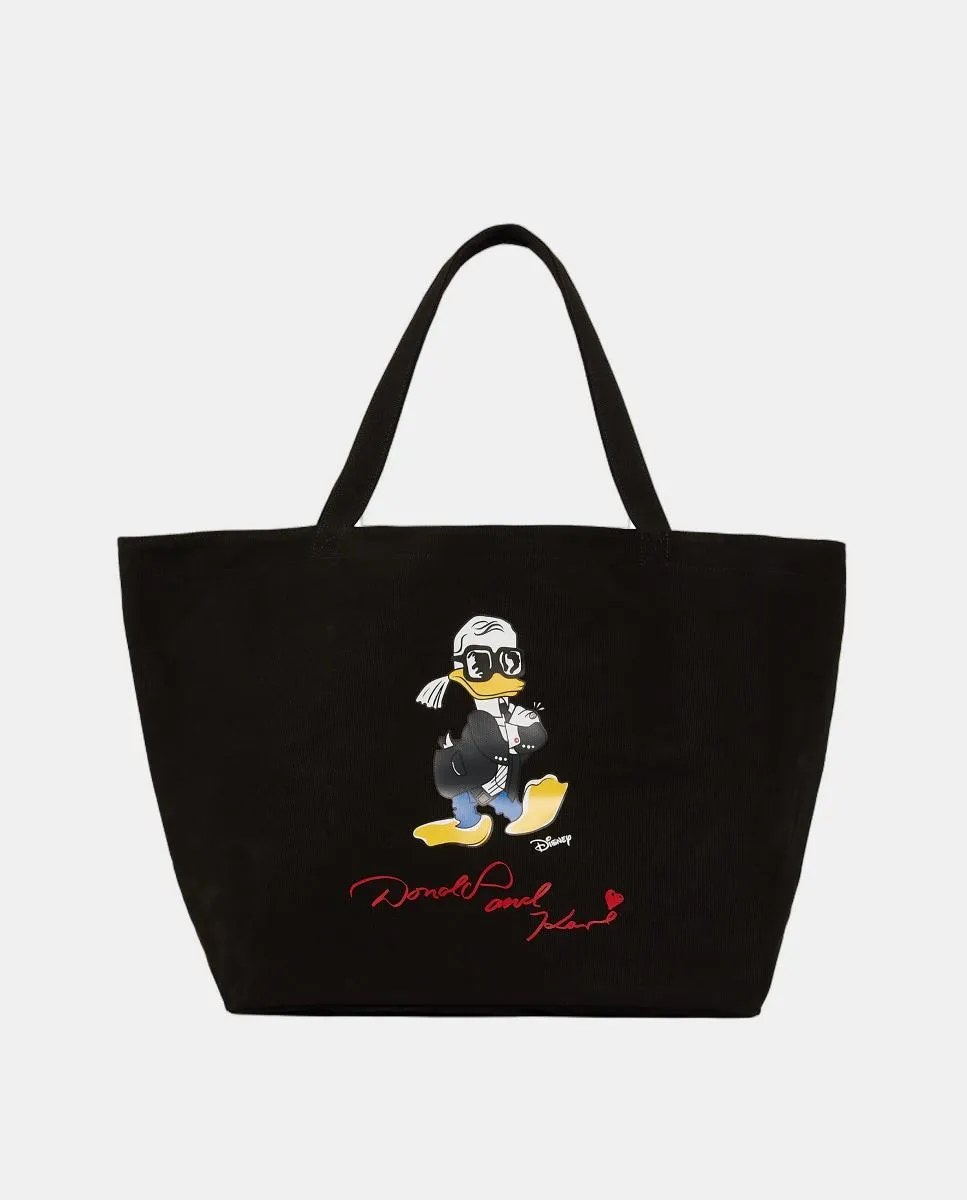 Большая сумка через плечо из переработанного хлопка с магнитом Karl Lagerfeld, черный
Большая сумка через плечо из переработанного хлопка с магнитом Karl Lagerfeld, черный