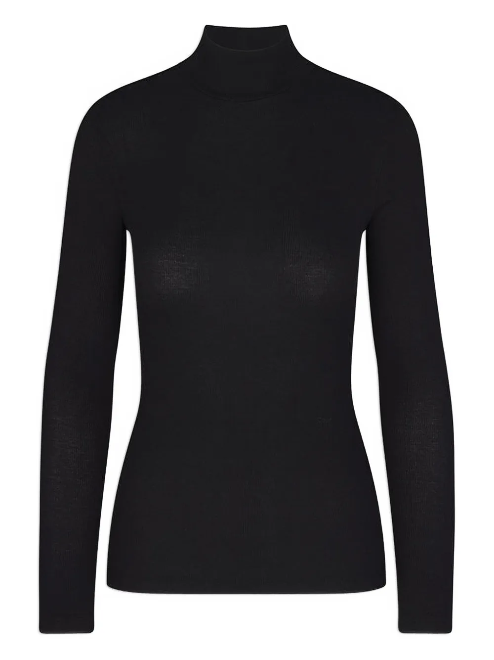 Топ в рубчик с высоким воротником Frame, черный
Топ в рубчик с высоким воротником Frame, черный