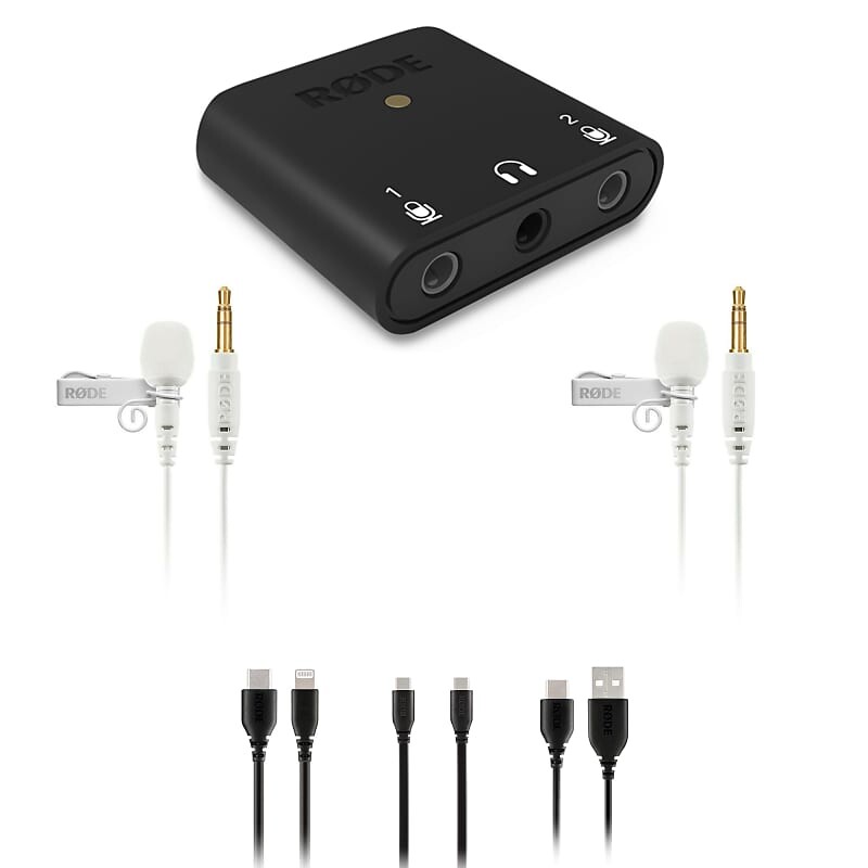 Микрофон RODE Ai-Micro, 2x Lav Go White, Cloth
Микрофон RODE Ai-Micro, 2x Lav Go White, Cloth