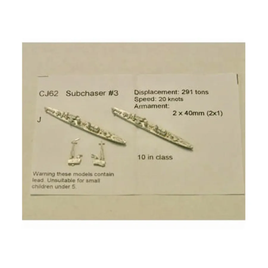 Преследователь №2, Figurehead Ships - WWII Coastal Forces - Japanese (1:1250) (Noble Miniatures) 
Преследователь №2, Figurehead Ships - WWII Coastal Forces - Japanese (1:1250) (Noble Miniatures)