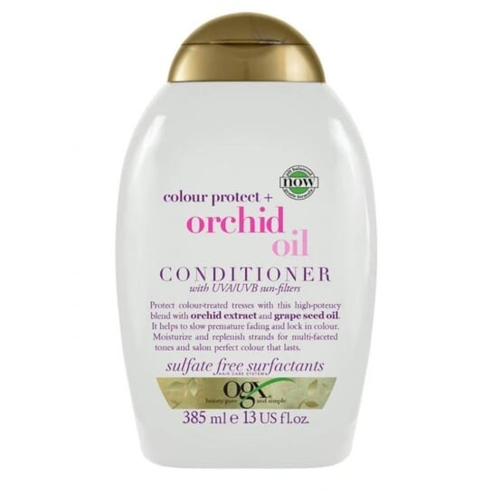 Кондиционер для окрашенных волос, 385 мл OGX Orchid Oil
Кондиционер для окрашенных волос, 385 мл OGX Orchid Oil