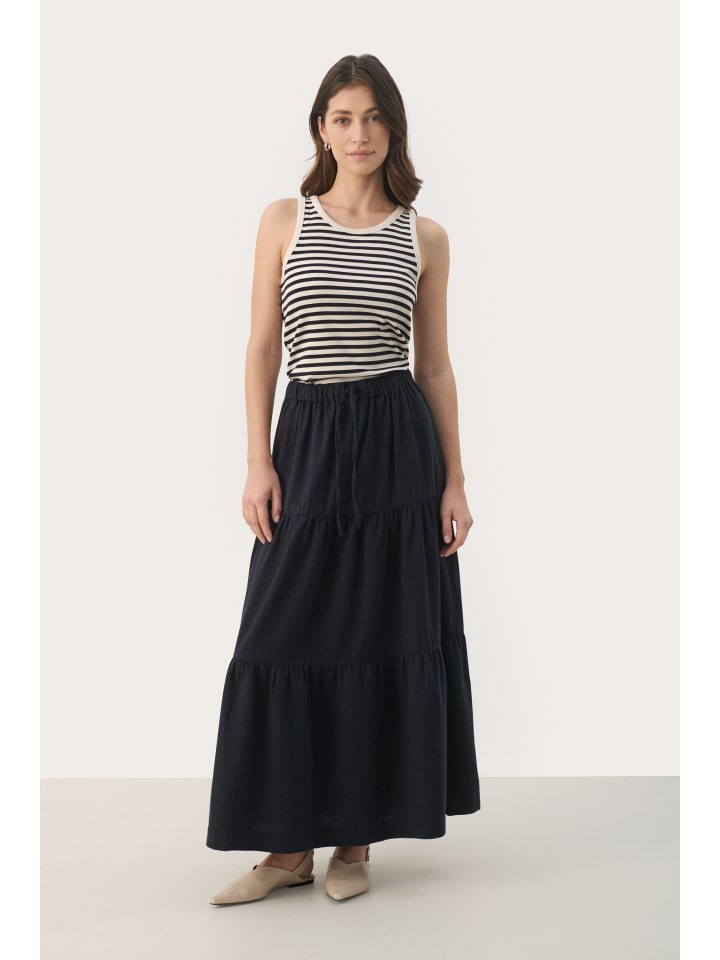 PART TWO Юбка BrinaPW свободного кроя, темно-синего цвета
PART TWO Юбка BrinaPW свободного кроя, темно-синего цвета