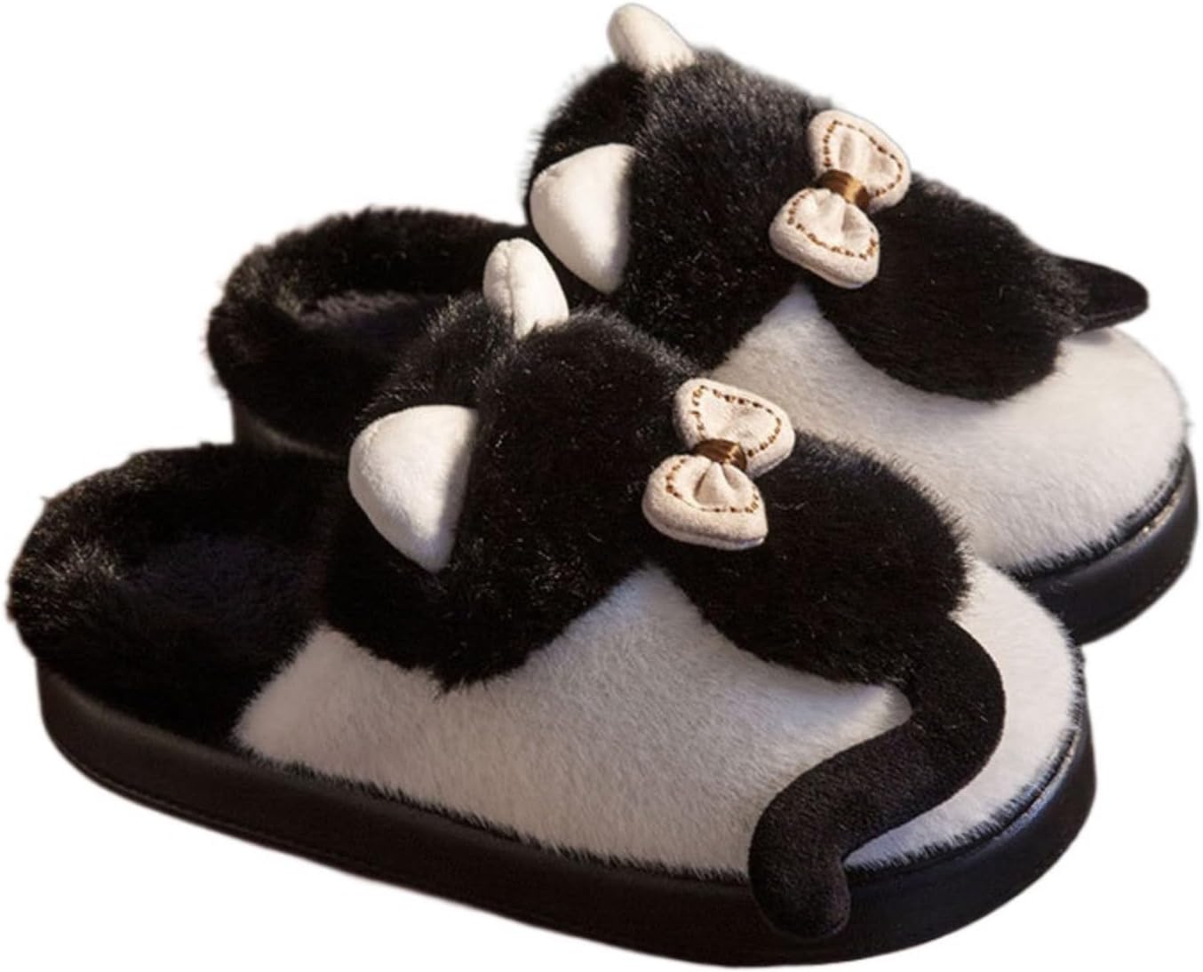 Милые кошачьи тапочки для женщин и мужчин, любителей кошек, плюшевые, новинка, кавайные, пушистые, мягкие, теплые, с нескользящей подошвой для дома и улицы Elirar, черный
Милые кошачьи тапочки для женщин и мужчин, любителей кошек, плюшевые, новинка, кавайные, пушистые, мягкие, теплые, с нескользящей подошвой для дома и улицы Elirar, черный