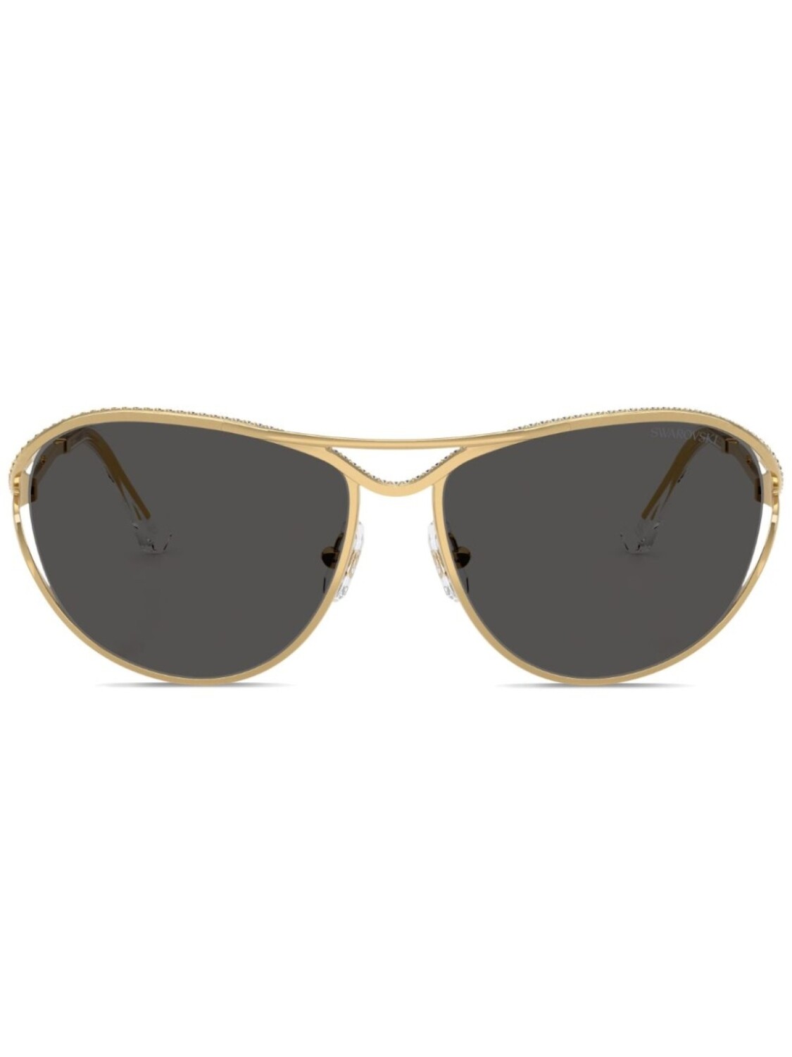 Солнцезащитные очки в круглой оправе Swarovski, золотой
Солнцезащитные очки в круглой оправе Swarovski, золотой