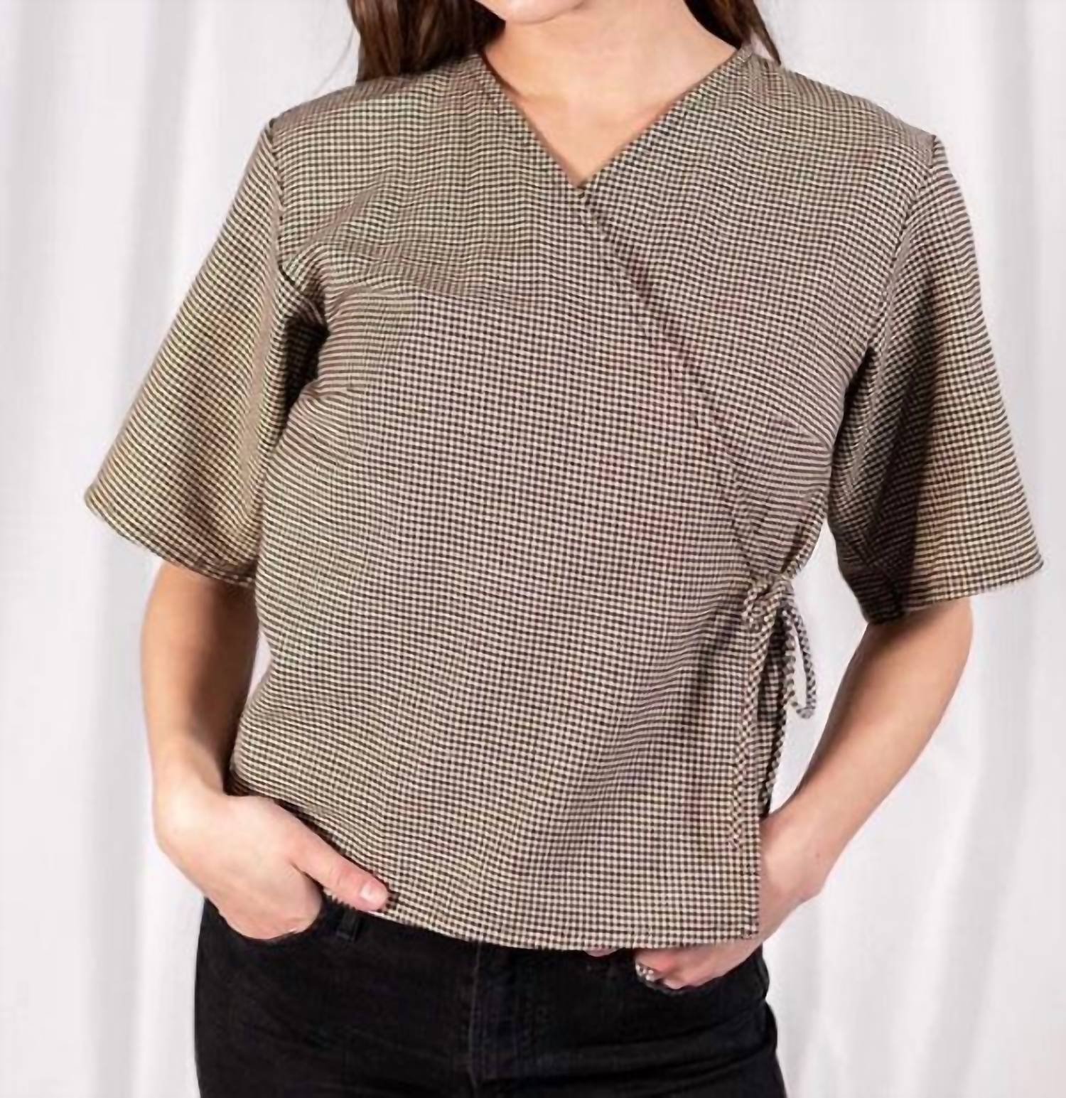 Коричневый топ Winona Houndstooth Mata Traders
Коричневый топ Winona Houndstooth Mata Traders