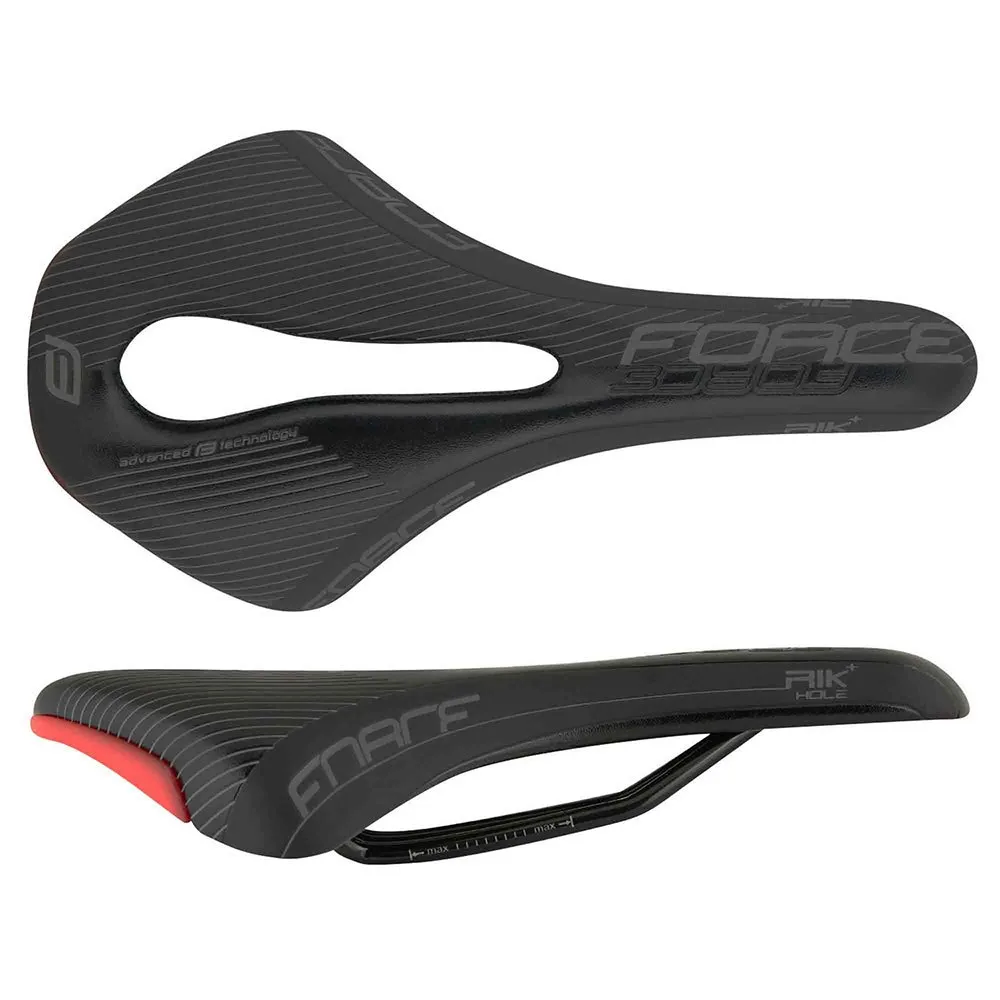 Седло Force Rik Hole+, черный
Седло Force Rik Hole+, черный