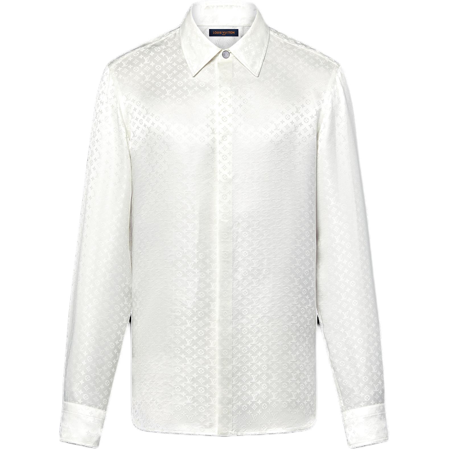 Рубашка Mini Monogram Silk Evening Shirt LOUIS VUITTON, белый
Рубашка Mini Monogram Silk Evening Shirt LOUIS VUITTON, белый
