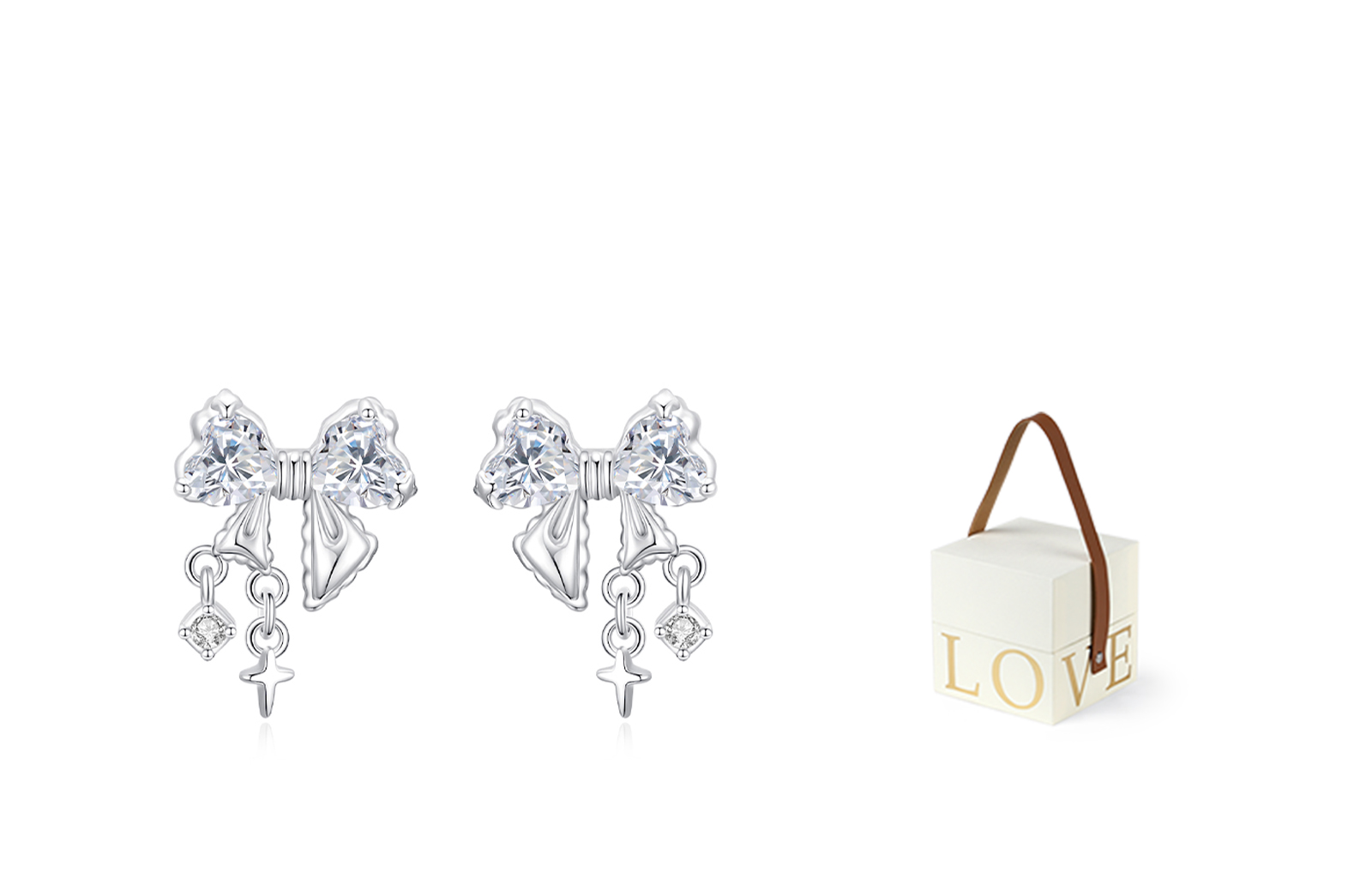 Серьги-гвоздики из сплава для женщин MISS TOOYA, Bow Stud Earrings + Love Gift Box
Серьги-гвоздики из сплава для женщин MISS TOOYA, Bow Stud Earrings + Love Gift Box