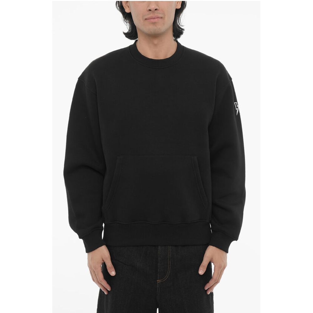 Толстовка с круглым вырезом из смеси хлопка и флиса, удобная посадка Neil Barrett, Black
Толстовка с круглым вырезом из смеси хлопка и флиса, удобная посадка Neil Barrett, Black