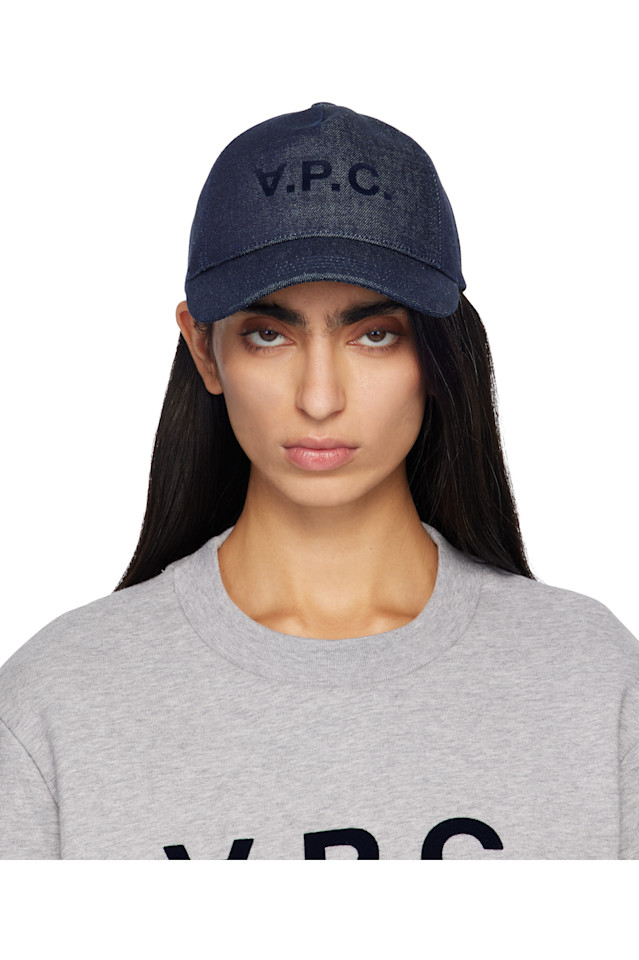 A.P.C. Navy Eden 'VPC' cap
A.P.C. Navy Eden 'VPC' cap