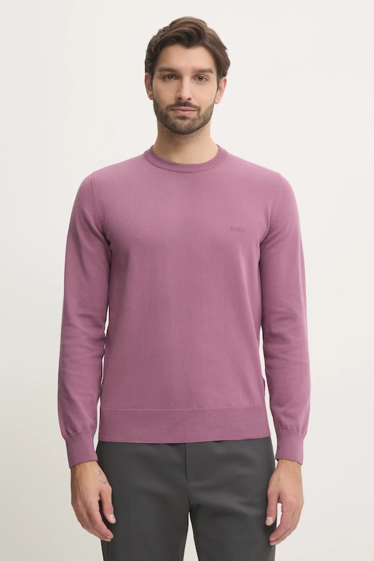 Хлопковый свитер Boss, розовый
Хлопковый свитер Boss, розовый