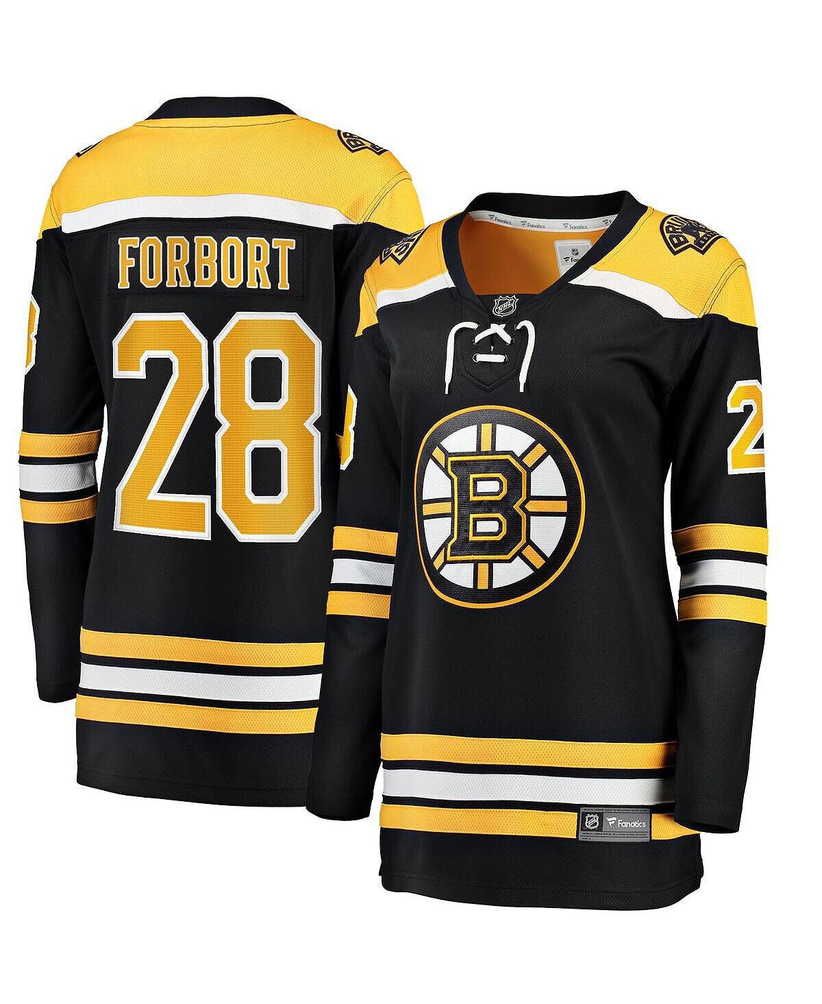 Женская черная футболка с логотипом Derek Forbort Boston Bruins Home Breaking Player Fanatics, черный
Женская черная футболка с логотипом Derek Forbort Boston Bruins Home Breaking Player Fanatics, черный